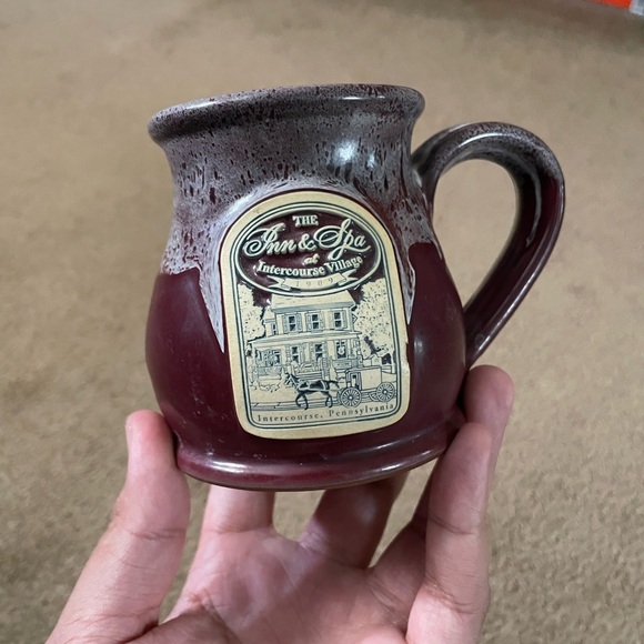 Deneen Pottery Drip Glaze Mug “The Intercourse Inn & Spa” at Intercourse Village - Picture 1 of 7